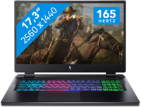 Acer Nitro 17 AN17-42-R1P4 AMD Ryzen™ 9 8945HS Laptop 43,9 cm (17.3") Quad HD 32 GB DDR5-SDRAM 1 TB SSD NVIDIA GeForce RTX 4070 Wi-Fi 6E (802.11ax) Windows 11 Home Zwart - thumbnail