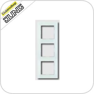 Jung A Creation afdekraam 3-voudig glas matwit