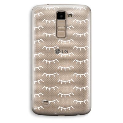 Wimpers: LG K10 (2016) Transparant Hoesje
