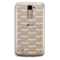 Wimpers: LG K10 (2016) Transparant Hoesje