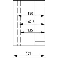 Eaton CI43X-150 24646 Universele behuizing Polycarbonaat Grijs 1 stuk(s)