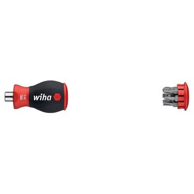 WIHA Magazijnbithouder Stubby magnetisch 1/4" 3801-01 SL/PH