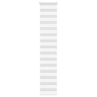 Zebra rolgordijn 45x200 cm stofbreedte 40,9 cm polyester wit