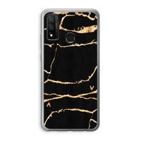 Gouden marmer: Huawei P Smart (2020) Transparant Hoesje
