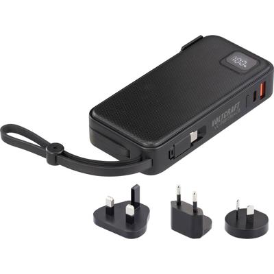 VOLTCRAFT VC-PBP3164CB Powerbank 10000 mAh Li-ion Zwart