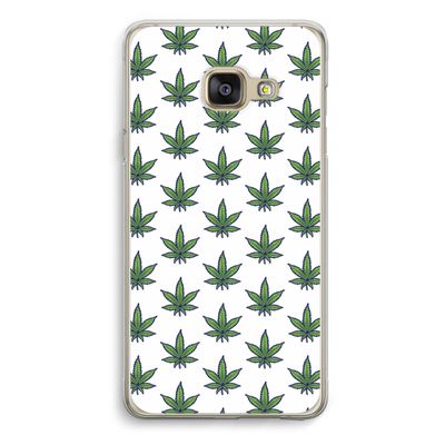 Weed: Samsung A3 (2017) Transparant Hoesje