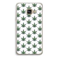 Weed: Samsung A3 (2017) Transparant Hoesje