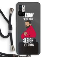 Sleigh Bells Ring: Xiaomi Redmi Note 10 5G Transparant Hoesje met koord