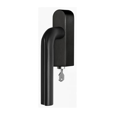 Formani DR101-DKLOCK-O draaikiepgarnituur afsluitbaar PVD mat zwart rechtdraaiend