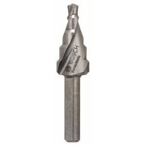 Bosch Accessories 2608597518 HSS Getrapte boor 4 - 12 mm Gezamenlijke lengte 50 mm 3 vlakken schacht 1 stuk(s)