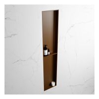 Wandnis Solid Surface Easy | In- en opbouw | 30x90x8 cm | 2 vakken | Rust