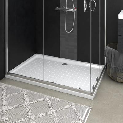 Douchebak met noppen 80x120x4 cm ABS wit