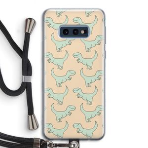 Dinos: Samsung Galaxy S10e Transparant Hoesje met koord