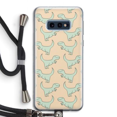 Dinos: Samsung Galaxy S10e Transparant Hoesje met koord