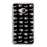Eye pattern #3: HTC U Play Transparant Hoesje