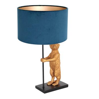 Steinhauer SchemerlampAnimaux met blauw velvet - 8229ZW