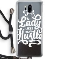 Hustle Lady: LG G7 Thinq Transparant Hoesje met koord