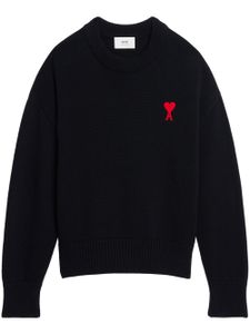 AMI Paris pull Ami De Cœur à col rond - Noir