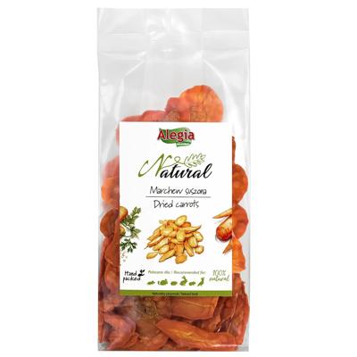 ALEGIA Dried carrots - snack voor knaagdieren en konijnen - 60g