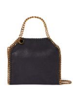 Stella McCartney mini sac cabas Falabella à logo gravé - Noir