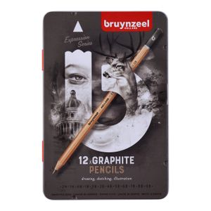 Grafietpotloden Bruynzeel Expression blik 12 stuks