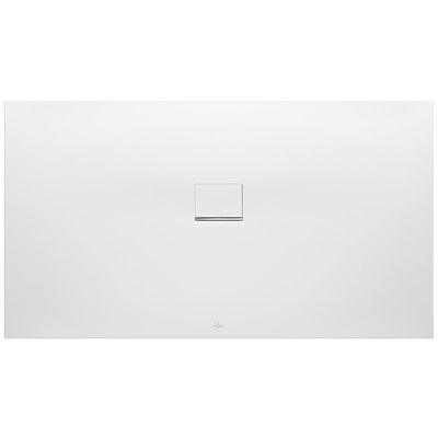 Villeroy & Boch Squaro Infinity kunststof douchebak - quaryl rechthoekig 100x90x4cm - mat wit udq1090sqi2v-rw