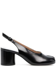 Maison Margiela escarpins Tabi 60 mm à bride arrière - Noir