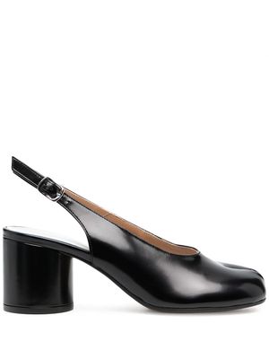 Maison Margiela escarpins Tabi 60 mm à bride arrière - Noir