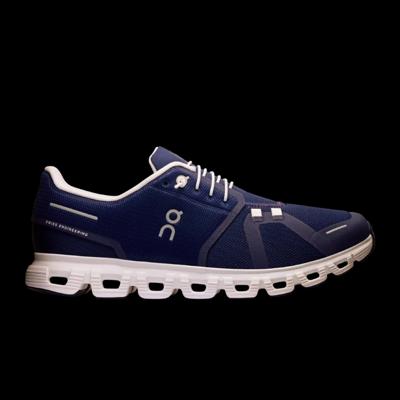 ON Cloud 6 Lage Wandelschoen Heren Midnight | White 41