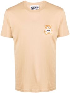 Moschino t-shirt à logo appliqué - Tons neutres