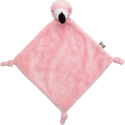 Nature Planet Knuffeldoekje - tutteldoekje flamingo - 40 cm
