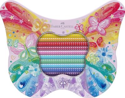 Faber Castell Kleurpotloden sparkle - 12 standaard kleuren + 8 pastel kleuren