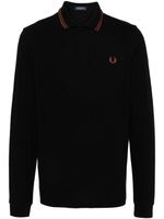 Fred Perry polo en coton à logo brodé - Noir - thumbnail