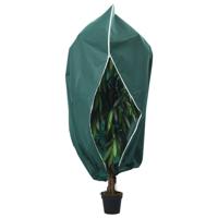 VidaXL Plantenhoezen met ritssluiting 70 g/m² 3,93x3,5 m