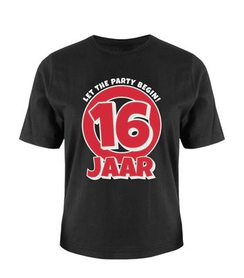 Leeftijd shirt 16 jaar