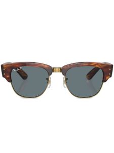 Ray-Ban lunettes de soleil Mega Clubmaster à effet écaille de tortue - Marron