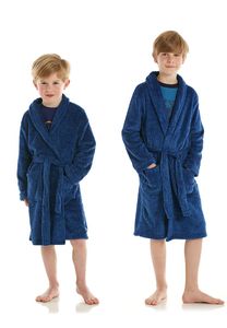 Kinderbadjas blauw-5 jaar