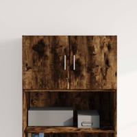 Wandkast 70x42,5x40 cm bewerkt hout gerookt eikenkleurig - thumbnail