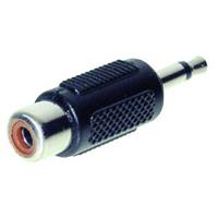 TRU COMPONENTS Jackplug-adapter Jackplug male 3,5 mm - Cinch-koppeling Mono Aantal polen: 2 Inhoud: 1 stuk(s)