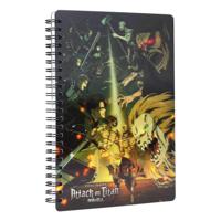 Attack on Titan Notebook with 3D-Effect Struggle