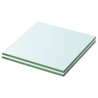 vidaXL Schappen 2 st 20x15 cm glas transparant