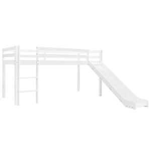 Kinderhoogslaper met glijbaan en ladder grenenhout 97x208 cm SKU: V282713