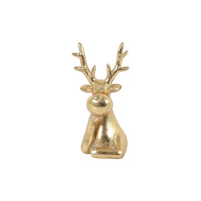 Rendier Brant S goud 8x7x16cm