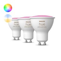 Philips Hue - GU10 - 5W - White and Color set van 3 - 929003666503 Philips Hue - GU10 - 5W - White and Color set van 3 - 929003666503