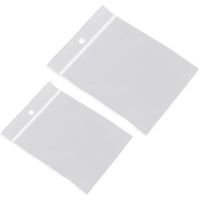 200x Plastic zakjes met gripsluiting 60 x 80 mm en 70 x 100 mm   -