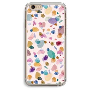 Terrazzo Memphis Pink: iPhone 6 Plus / 6S Plus Transparant Hoesje