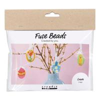 Creativ Company Mini hobbyset strijkkralen hangende eierdecoraties