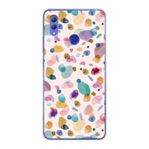 Terrazzo Memphis Pink: Honor Note 10 Transparant Hoesje