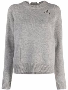 Maison Margiela pull à effet usé - Gris