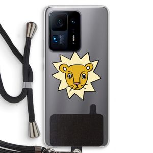 Kleine leeuw: Xiaomi Mi Mix 4 Transparant Hoesje met koord